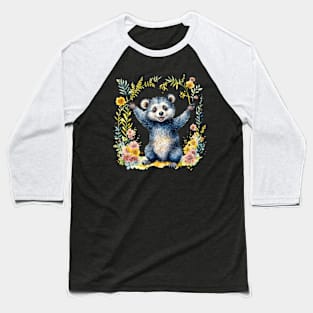 Blossoming Binturong Baseball T-Shirt